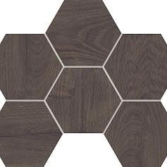 Мозаика estima si04 ametis Селекшн Хексагон Волнат коричневый 25x28.5