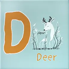 Керамическая плитка Декор kerama marazzi os\a239\5185 Зоопарк d матовый 20x20