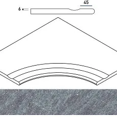 Керамогранит СИЛВЕР БОРtИК 60x60 С ВЫЕМКОЙ УГЛ.ЗАКР 60x60