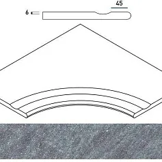 Керамогранит СИЛВЕР БОРtИК 60x60 С ВЫЕМКОЙ УГЛ.ЗАКР 60x60