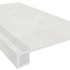 Ступени Комплект estima ma01 Аметис Мармулла/ ametis marmulla grey (33x120 Непол. Прямоугол. Бортик С Насечками + Подступенок 14,5x120) 33x120
