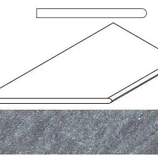 Керамогранит СИЛВЕР БОРТИК 30x60 ЗАКРУГЛ.ЛЕВ 30x60