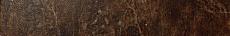 Керамогранит Калабрия Коричневый Бордюр Рамаж 7,2x45
