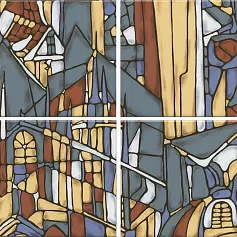 Керамогранит Панно Витраж 30x30