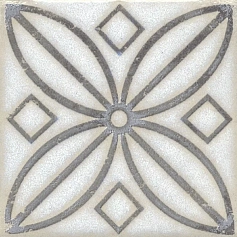 Керамическая плитка Вставка kerama marazzi stg\a402\1266h Амальфи орнамент коричневый 9.8x9.8