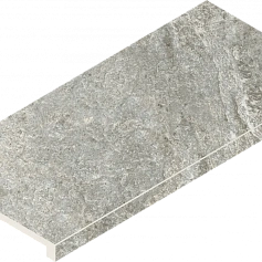 Ступени Италон Магма/ magma Сильвер Угловая Правая 620070002952 Серый 33x60