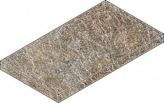 Италон ЭМЕРАЛЬД Х2 СТУП.33X60 УГЛ.ЛЕВ коричневый для дома для крыльца для офиса для улицы