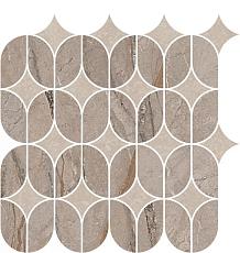Керамическая плитка Декор kerama marazzi kmd2hid014br Ифран наборный бежевый светлый глянцевый обрезной 30x32.5