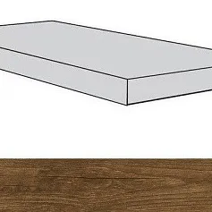 Ступени Айконик Натурал ступень угловая левая 33x160