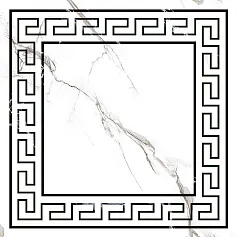 Керамогранит Классик Марбл Вайт d01 40x40