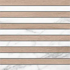 Мозаика estima sm01/si01 ametis supreme fascia белый 30x30