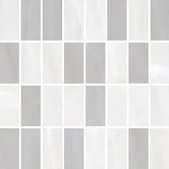 Керамическая плитка Декор Летний сад светлый мозаичный 20x30