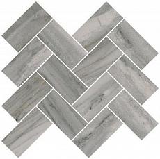 Мозаика palissandro  шеврон серый 28x32