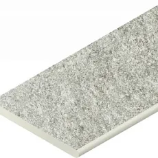 Керамогранит Бортик Нордика Айс закругленный правый 620090001053 серый 30x60