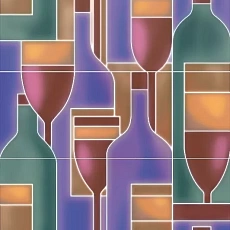 Керамическая плитка Панно kerama marazzi os\a299\3x\15079 Карминьяно матовый 40x45