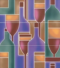 Керама Марацци Панно Kerama Marazzi OS\A299\3x\15079 Карминьяно матовый разноцветный 