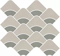 Керамическая плитка Декор kerama marazzi kmd2hid006br Таделакт наборный бежевый светлый, зеленый матовый обрезной 28x30