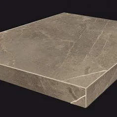 Ступени Портофино Серый Ступ.45 Угл.лев Шлиф 33x45