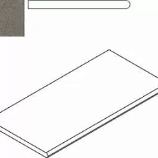 Керамогранит Бортик Италон Дискавер x2 fume bordo round 30x60 30x60