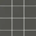 Керамическая плитка Агуста серый темный из 12 частей 9,8x9,8