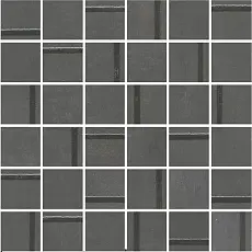 Керамическая плитка Декор kerama marazzi mm13132 Гварди 1 мозаичный антрацит матовый обрезной 30x30
