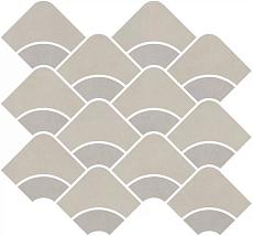 Керамическая плитка Декор kerama marazzi kmd2hid007br Таделакт наборный бежевый светлый, серый матовый обрезной 28x30