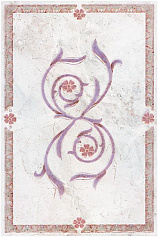 Керама Марацци Декор Травы B186\830 фиолетовый для кухни, для ванной