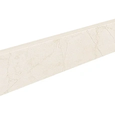 Плинтус estima ma00 Аметис Мармулла/ ametis marmulla ivory Белый Непол. 7x60