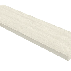 Ступени Колизеумгрес Рим Уайт угловая правая 620070003214 белый 33x120