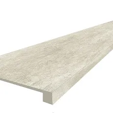 Ступени coliseumgres Крета Уайт фронтальная 620070002577 белый 33x60