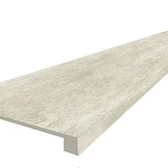 Ступени coliseumgres Крета Уайт фронтальная 620070002577 белый 33x60