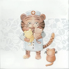 Керамическая плитка Декор kerama marazzi vt\a502\5009 Айболит 2 20x20