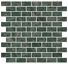 Керама Марацци Декор Kerama Marazzi MM13123T Эвора зеленый мозаичный глянцевый зеленый 