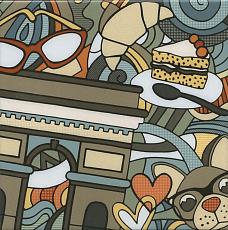 Керамическая плитка Декор Дефанс stg\a625\5009 20x20