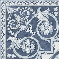 Керамогранит Декор Алмаш угол cиний 30x30