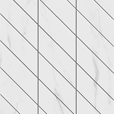 Мозаика Фальшмозаика estima sm01 Аметис Суприм Платинум corner left белый непол. 30x60