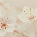 Керамическая плитка сакура коричневый декор 03 25x40