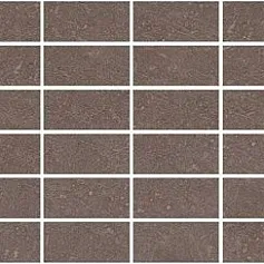 Керамическая плитка Декор Орсэ коричневый мозаичный 15x40
