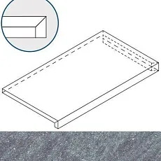 Ступени СИЛВЕР Х2 СТУП.33x60 УГЛ.ПР 33x60