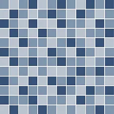 Керамическая плитка Декор kerama marazzi kmd2msm008mn Темари мозаичный микс синий матовый 29.8x29.8