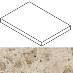 Ступени Континуум Стоун Беж ступ. угл.пр 33x160