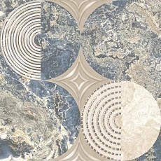 Керамическая плитка Вставка Аксима Ричмонд d1 синяя 30x60