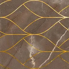 Керамическая плитка Миланезе Дизайн/ milanese design Декор Тресс Марроне 20x60
