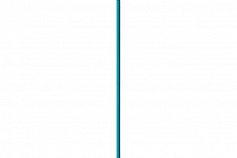 Tubadzin Turqouise glass profile бордюр синий для ванной