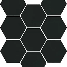 Керамическая плитка Кальсада черный 10,4x12