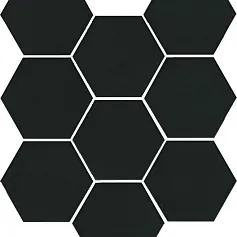 Керамическая плитка Кальсада черный 10,4x12