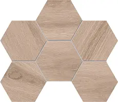 Мозаика estima si01 ametis selection hexagon oak бежевый 25x28.5