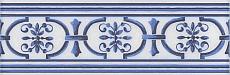 Керамическая плитка бордюр английский делфт 6,3x20