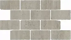 Керамическая плитка Бордюр kerama marazzi br033 Сан-Марко мозаичный серый матовый обрезной 26.5x46.5