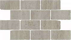 Керама Марацци Бордюр Kerama Marazzi BR033 Сан-Марко мозаичный серый матовый обрезной серый 